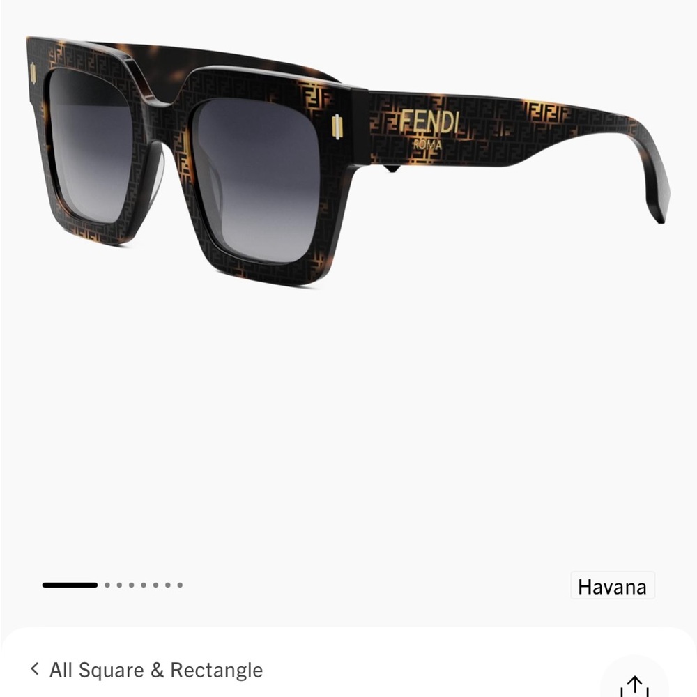 Fendi Tortoise Shell Gradient Sunglasses